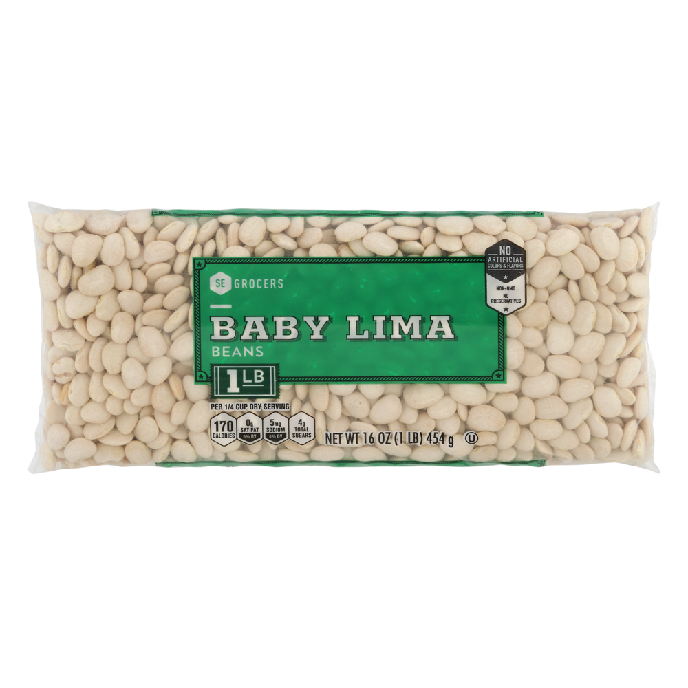 slide 1 of 1, SE Grocers Baby Lima Bean, 16 oz