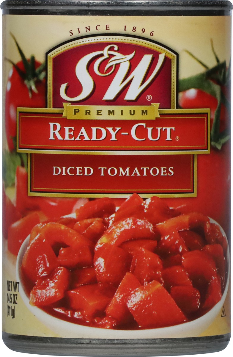 slide 6 of 9, S&W Diced Ready-Cut Tomatoes 14.5 oz, 14.5 oz