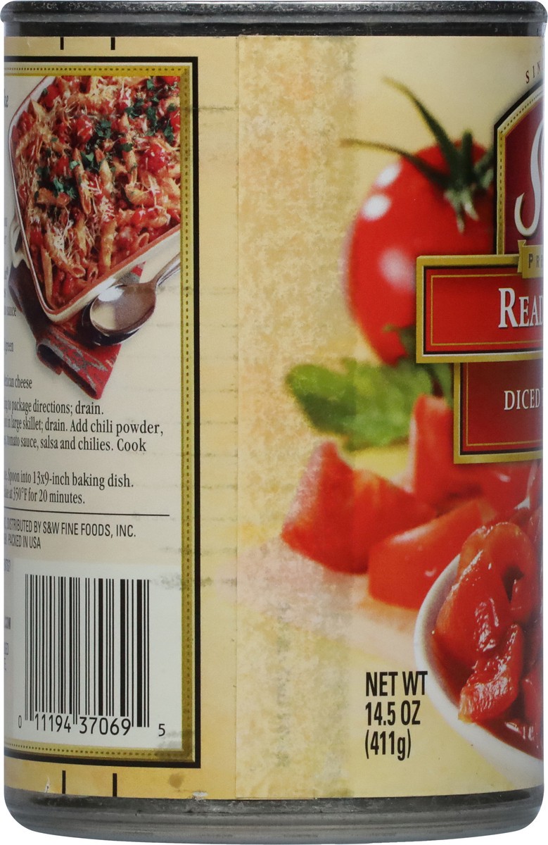 slide 7 of 9, S&W Diced Ready-Cut Tomatoes 14.5 oz, 14.5 oz