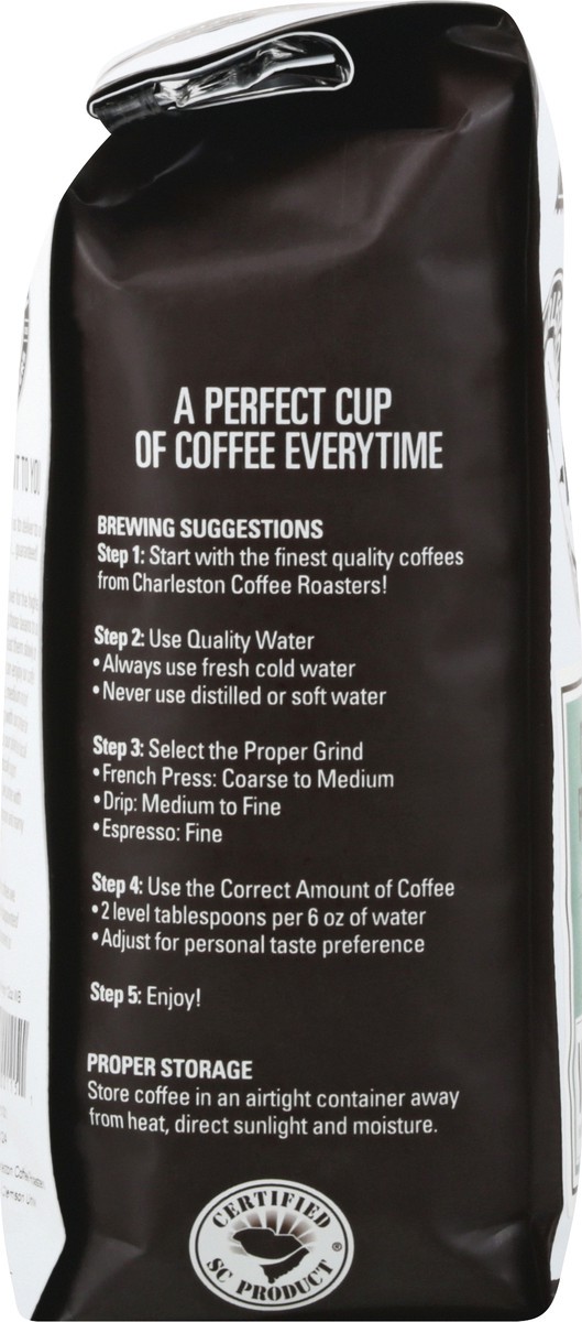 slide 4 of 11, Charleston Coffee Roasters Colombian French Roast Ground, 12 oz
