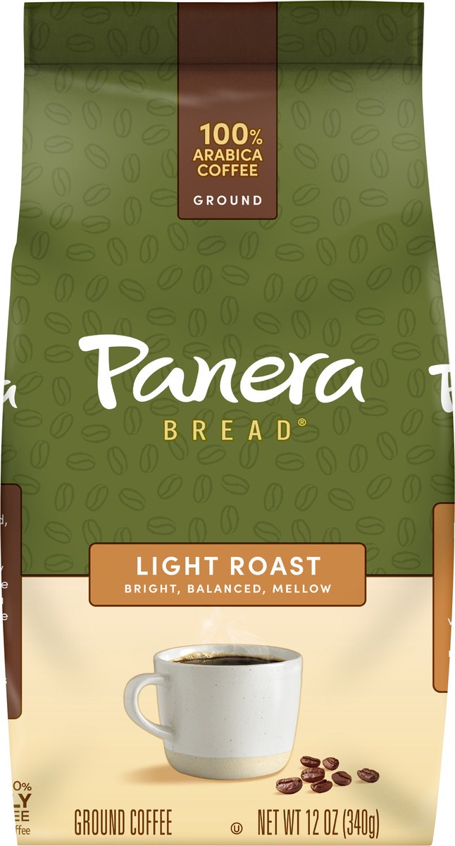 slide 5 of 10, Panera Bread Light Roast Ground Coffee, 12 oz