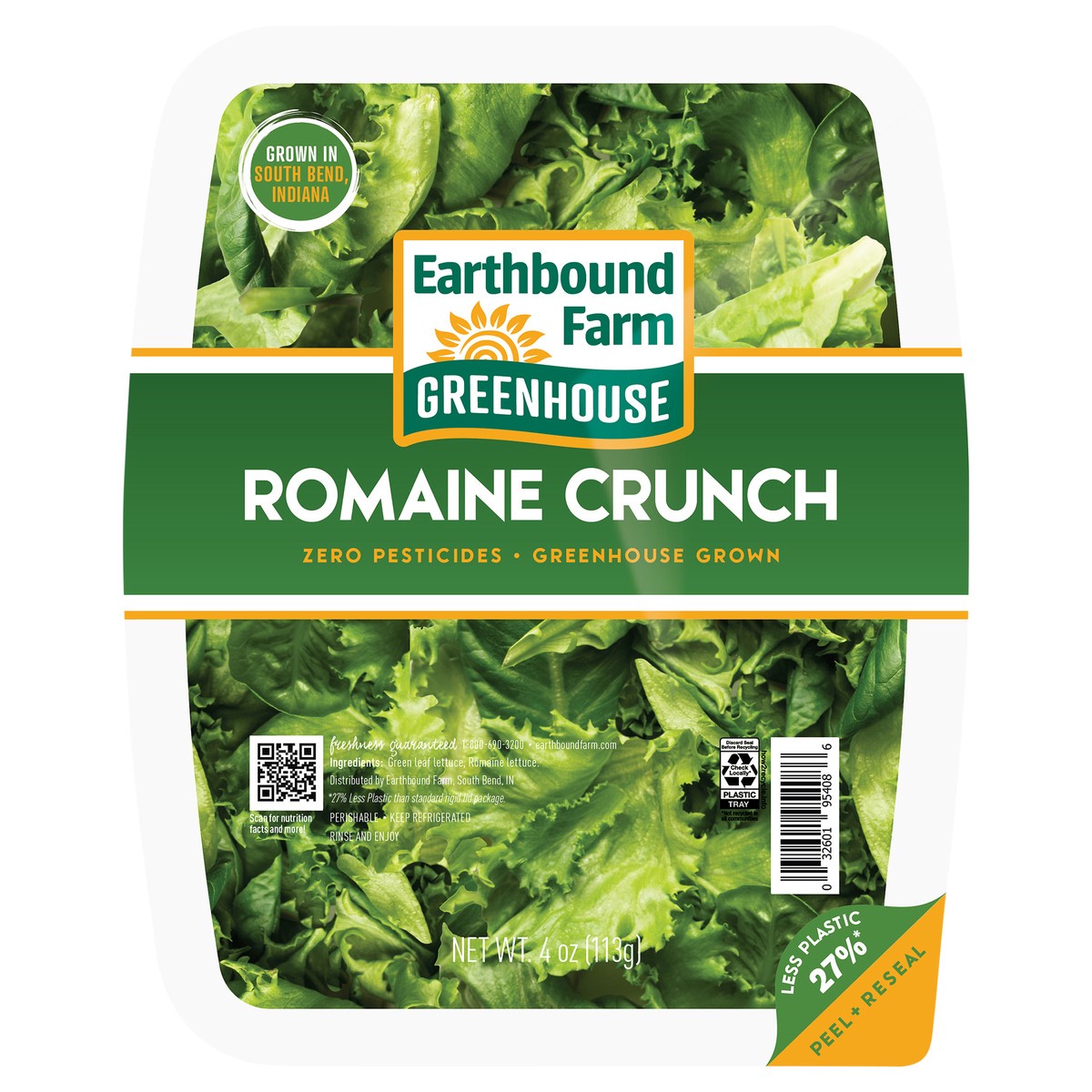 slide 1 of 7, Earthbound Farm Romaine Crunch, 4 oz