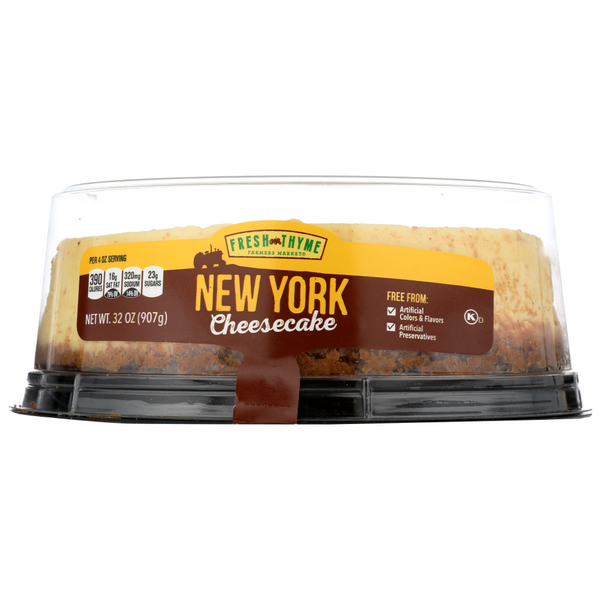 slide 1 of 1, Fresh Thyme New York Cheesecake, 32 oz