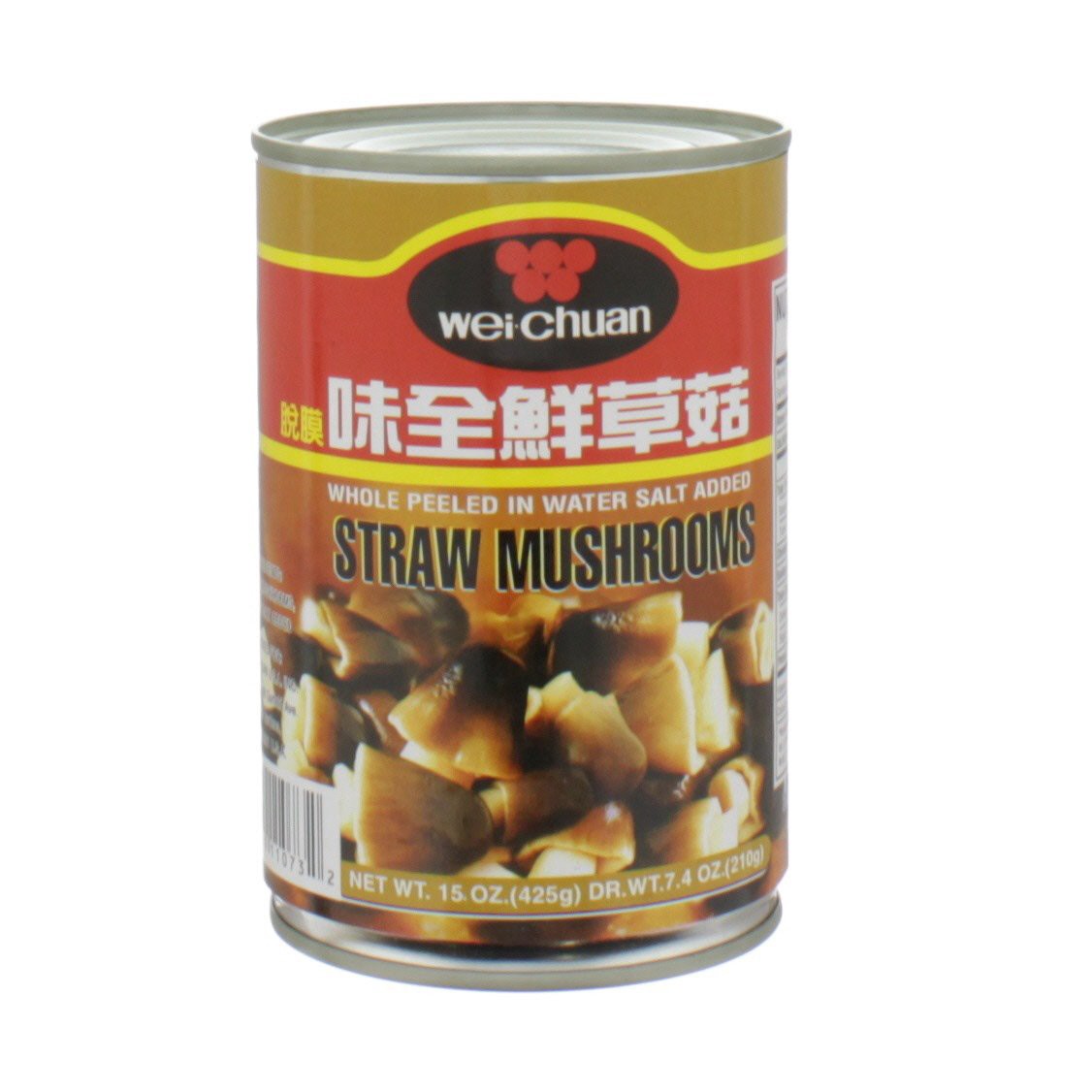 slide 1 of 1, Wei-Chuan Whole Peeled Straw Mushrooms, 15 oz