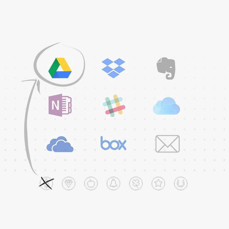 slide 8 of 8, Fusion Smart Reusable Notebook 7 Page Styles 42 Pages 6"x8.8" Executive Size Eco-Friendly Notebook Teal Blue - Rocketbook, 1 ct