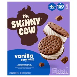 The Skinny Cow Skinny Cow Vanilla Ice Cream Sandwiches, 4 Count