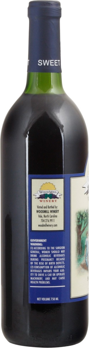 slide 3 of 12, Woodmill Winery North Carolina Sweet Blueberry Blueberry Wine 750 ml Bottle, 750 ml
