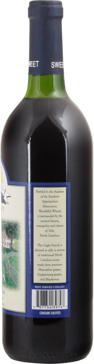slide 6 of 12, Woodmill Winery North Carolina Sweet Blueberry Blueberry Wine 750 ml Bottle, 750 ml