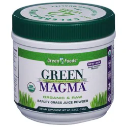 Green Foods Green Magma Organic & Raw Powder Barley Grass Juice 5.3 oz