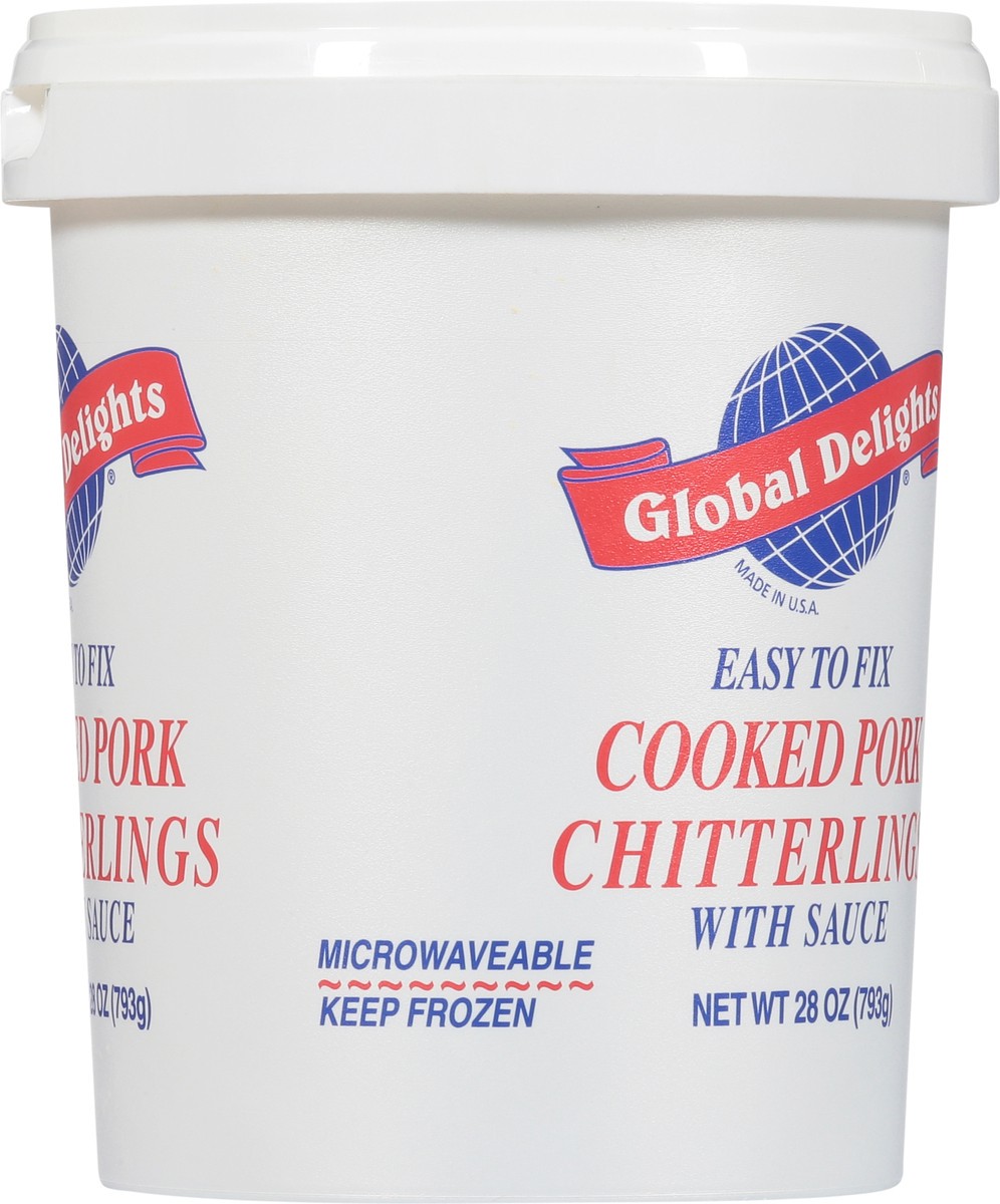 slide 7 of 13, Global Delights Cooked Cooked Pork Chitterlings with Sauce 28 oz, 28 oz