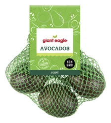 Giant Eagle Avocados, 5 Ct