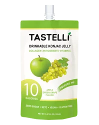 Tastelli Apple Green Grape Drinkable Konjac Jelly - 5.07 fl oz