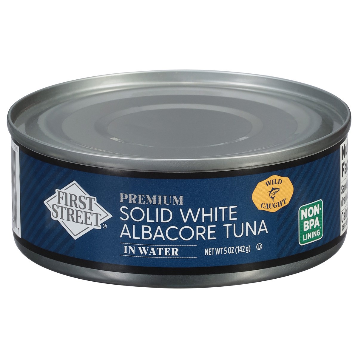 slide 1 of 6, First Street Solid White Albacore Tuna In Water, 5 oz