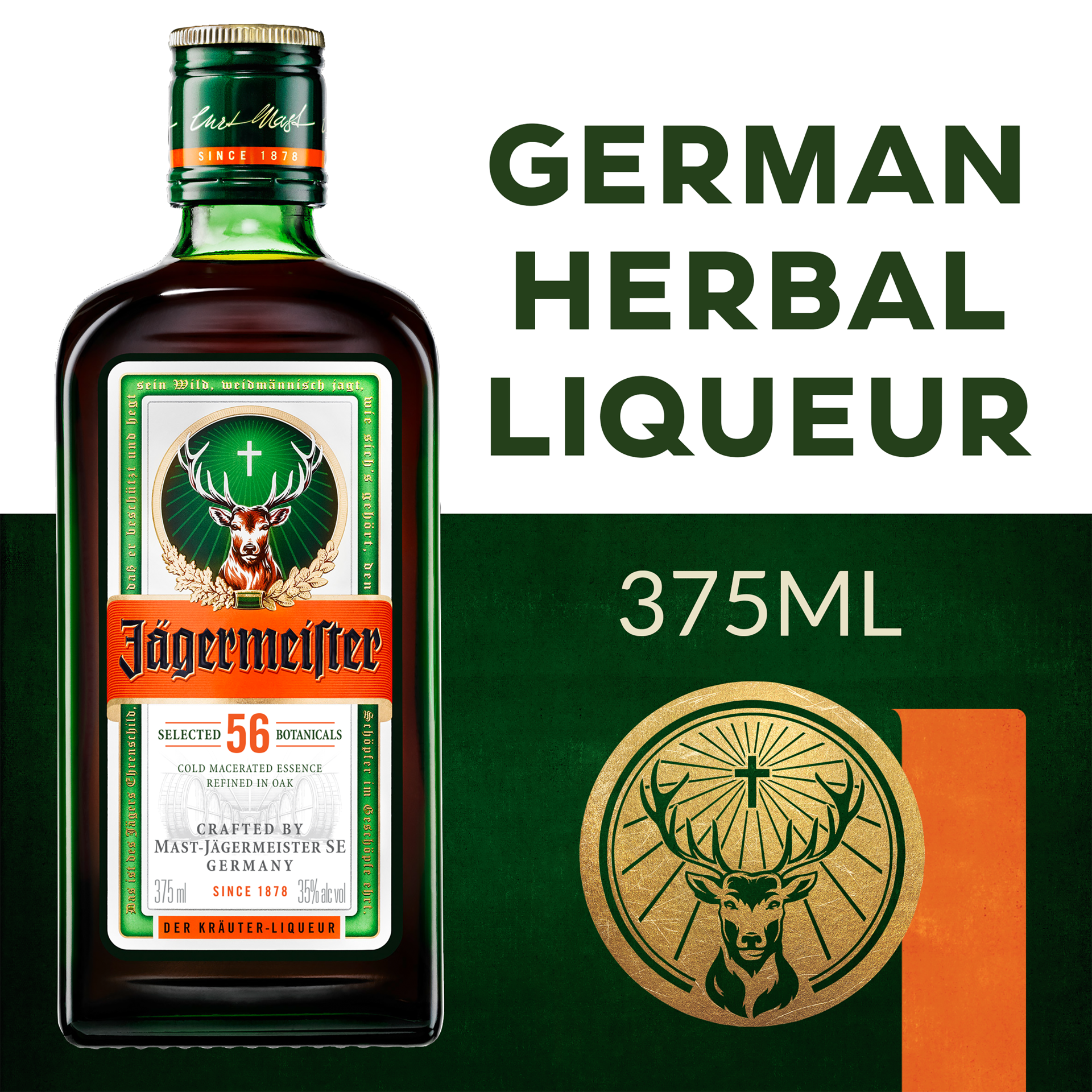 slide 1 of 7, Jägermeister Cordial, 375 ml