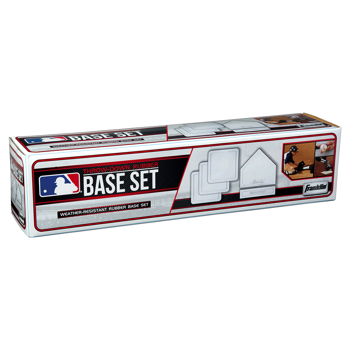 slide 1 of 1, Franklin Mlb Throw Down Rubber Base Set - 5 Piece, 1 ct