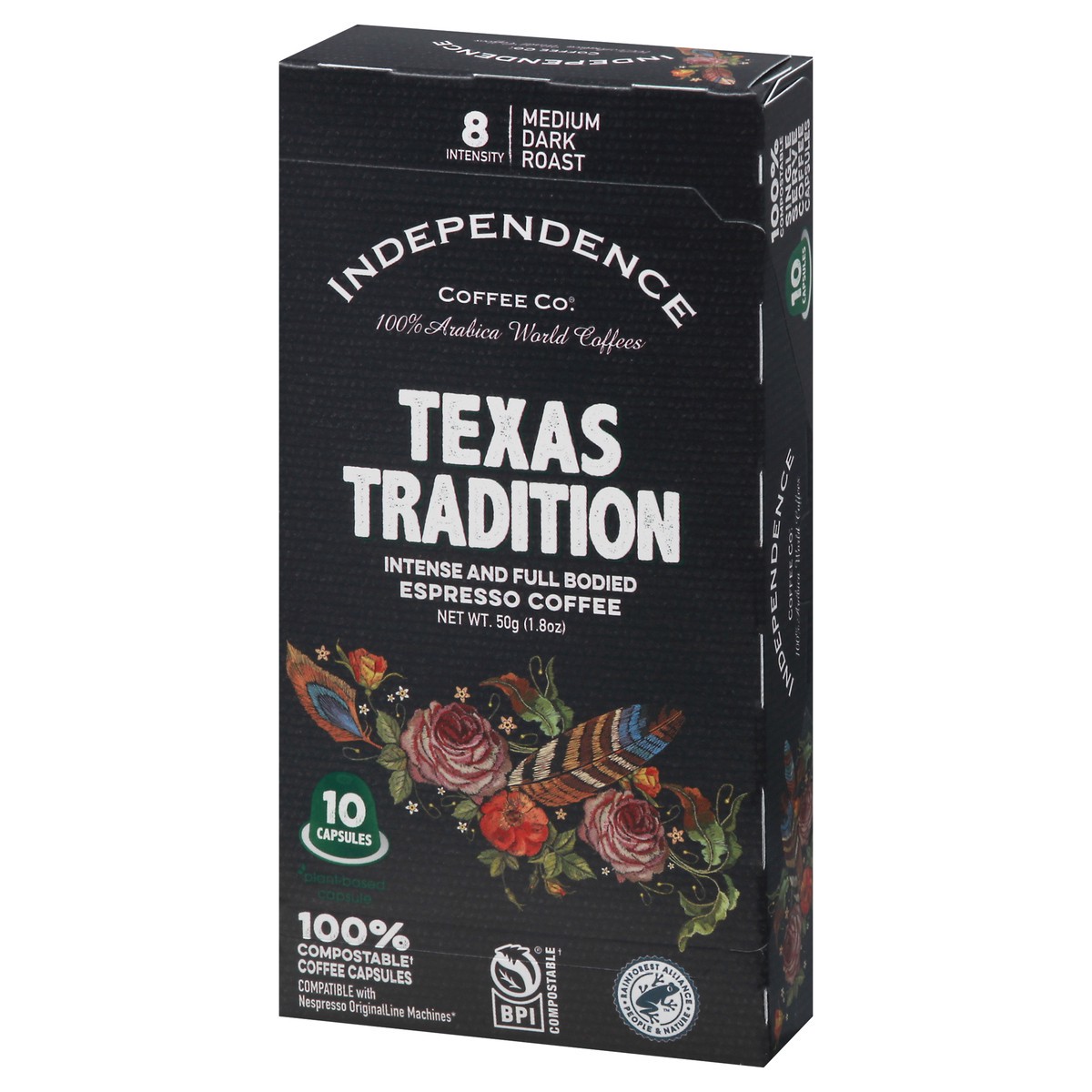 slide 8 of 13, Independence Coffee Co. Medium Dark Roast Texas Tradition Coffee - 10 ct, 10 ct