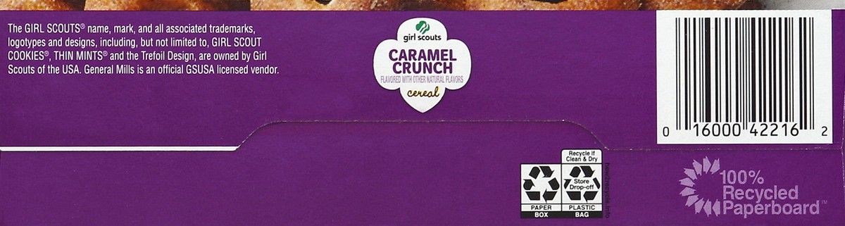 slide 4 of 6, General Mills Girl Scouts Limited Edition Caramel Crunch Cereal, 11 oz