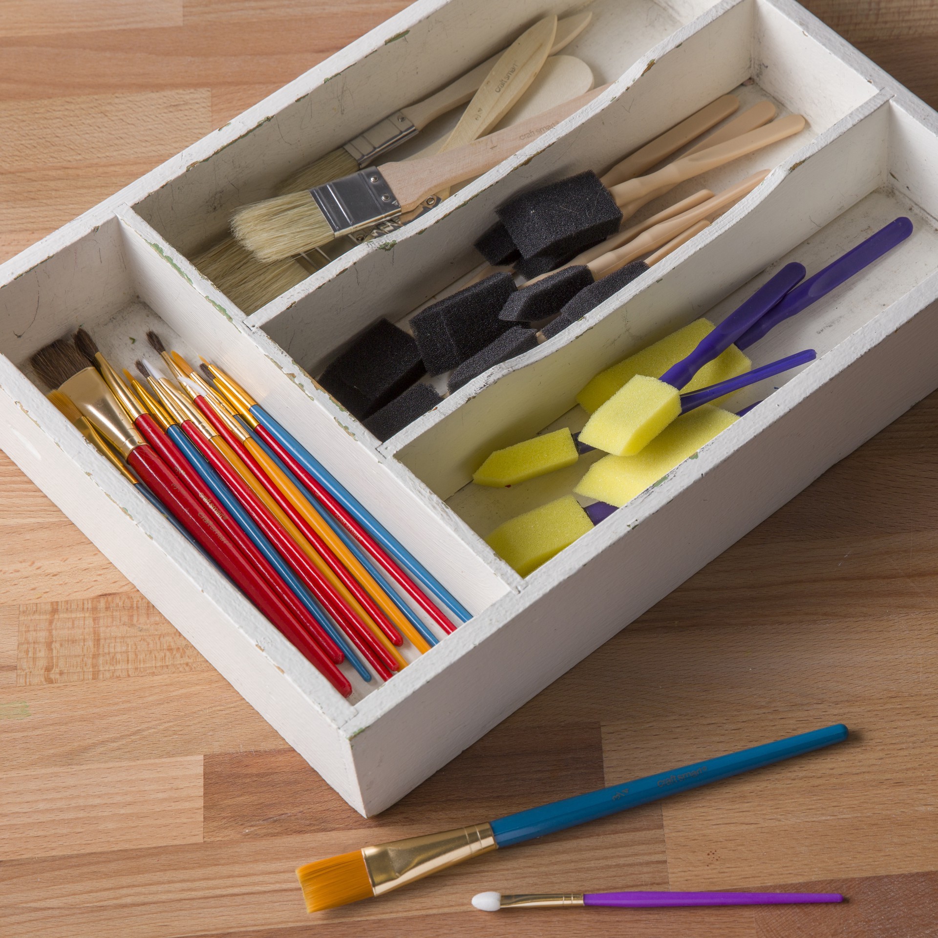 slide 2 of 7, Craft Smart Brush Assortment, 40 Pack, 40 ct