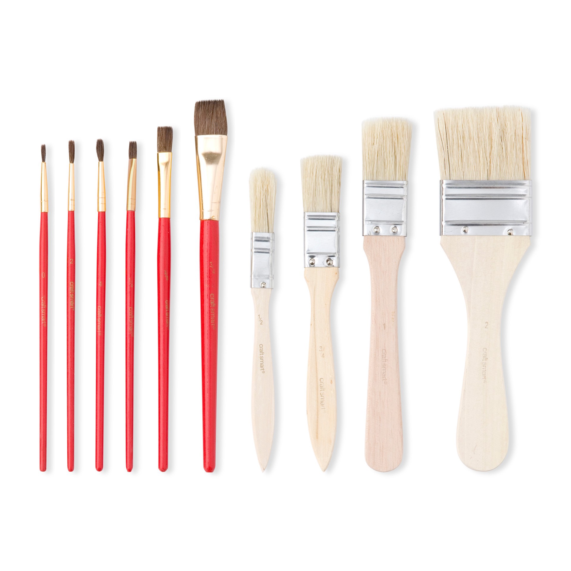 slide 7 of 7, Craft Smart Brush Assortment, 40 Pack, 40 ct