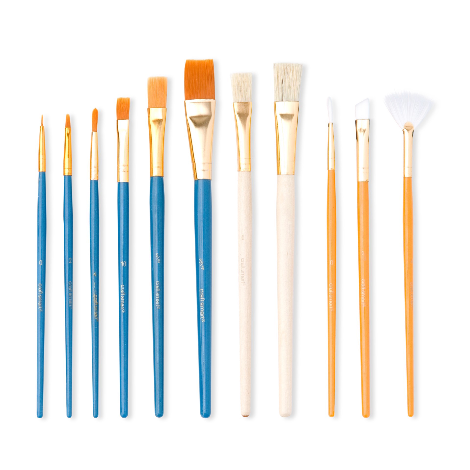slide 6 of 7, Craft Smart Brush Assortment, 40 Pack, 40 ct