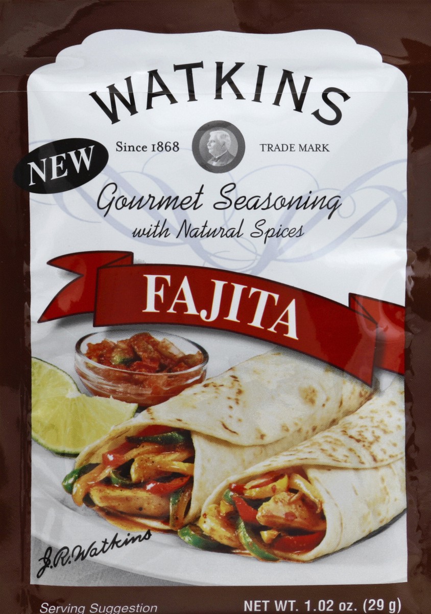 slide 2 of 2, Watkins Organic Gourmet Fajita Seasoning Mix, 1.02 oz