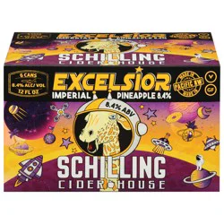 Excelsior Schilling Imperial Pineapple Cider House 6 Pack 12 fl oz Cans