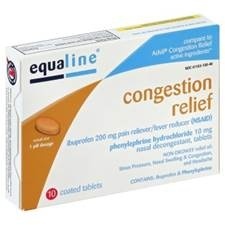 slide 1 of 1, Equaline Congestion Relief, 10 ct