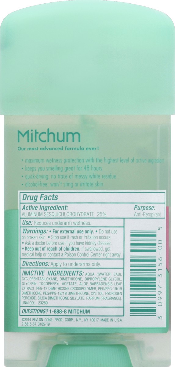 slide 2 of 5, Mitchum Anti-Perspirant & Deodorant 2.25 oz, 2.25 oz