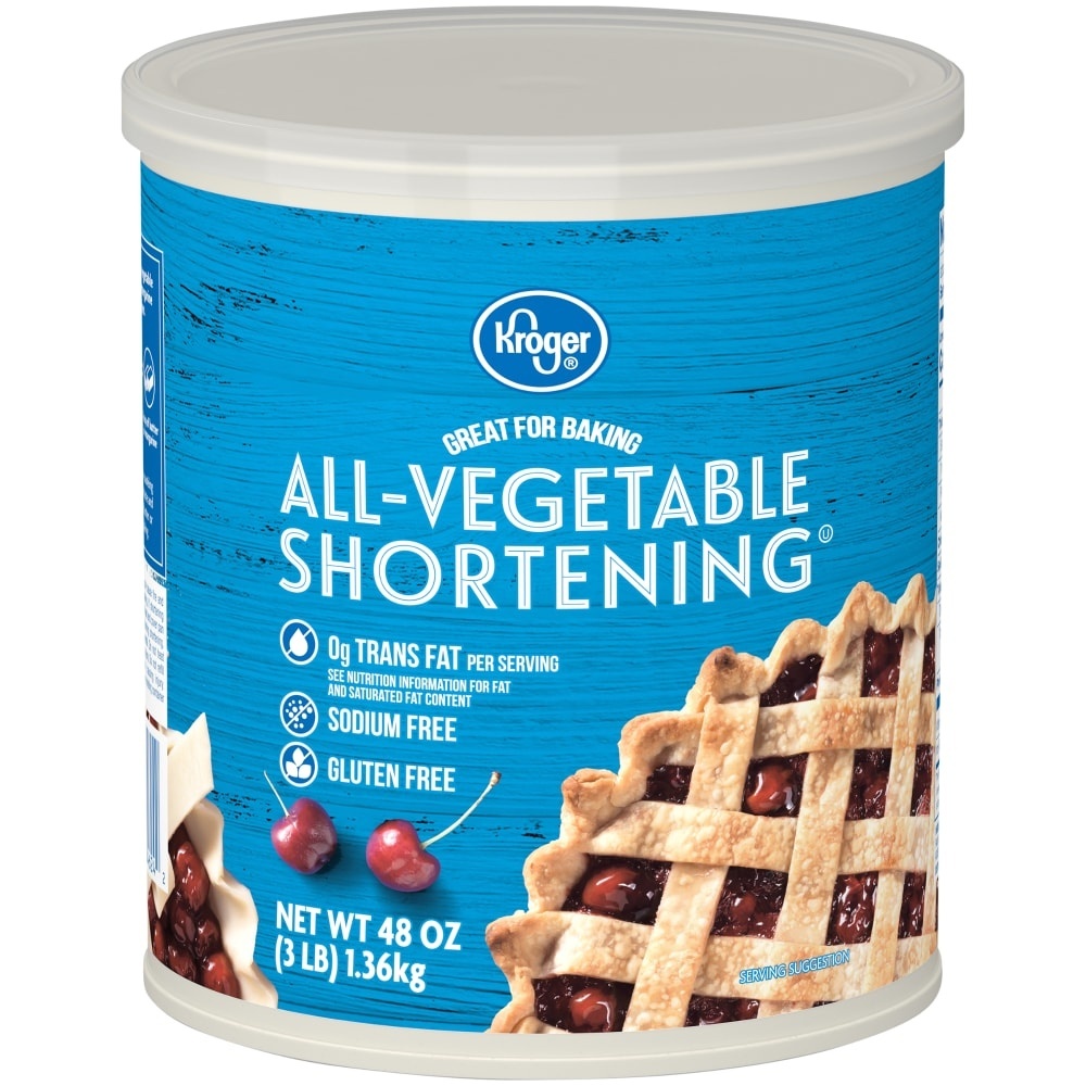 slide 1 of 1, Kroger All-Vegetable Shortening, 48 oz