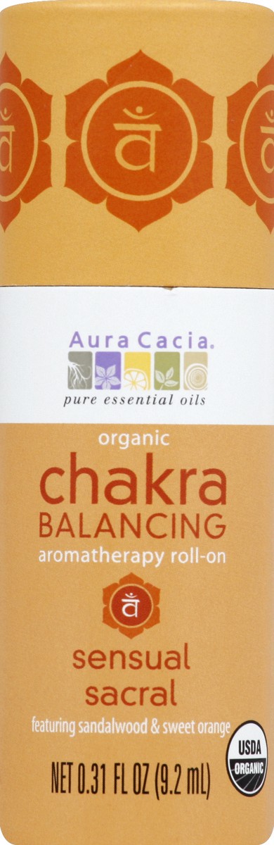 slide 2 of 2, Aura Cacia Chakra Balancing Sensual Sacral Roll On, 0.31 fl oz