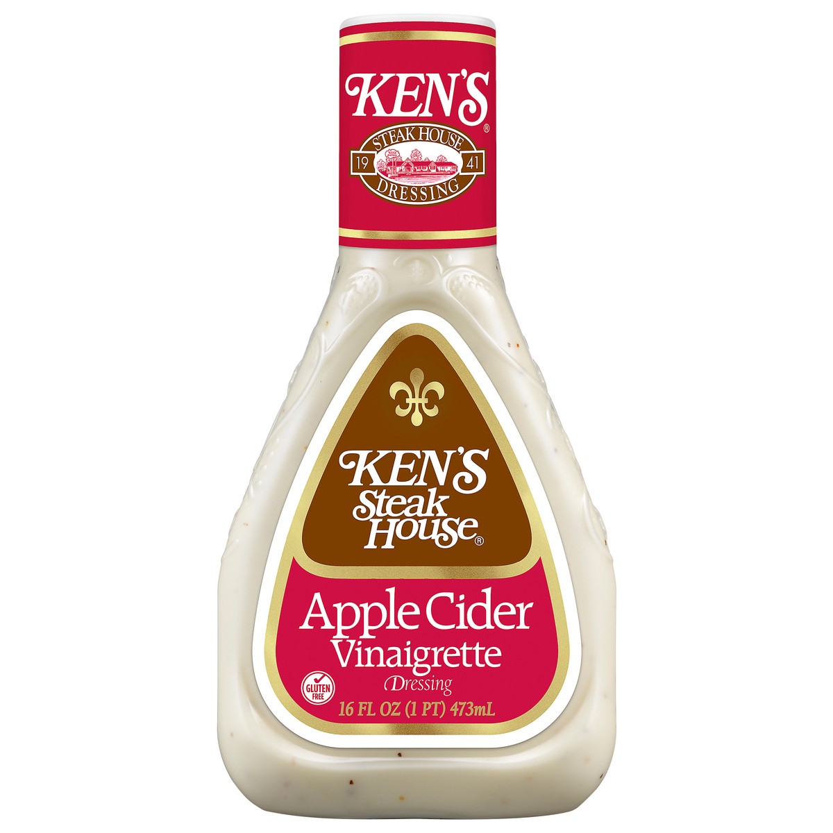 slide 1 of 7, Ken's Steak House Lite Apple Cider Vinaigrette-Ken's Steak House, 16 fl oz