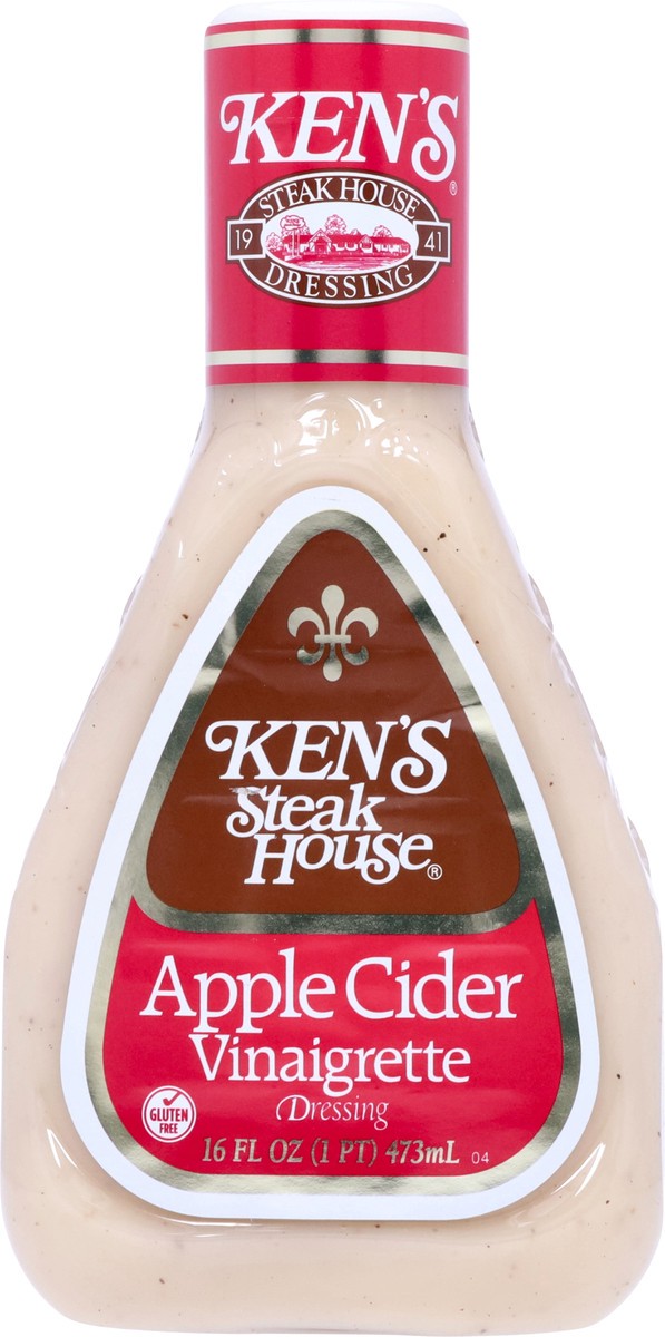 slide 4 of 7, Ken's Steak House Lite Apple Cider Vinaigrette-Ken's Steak House, 16 fl oz