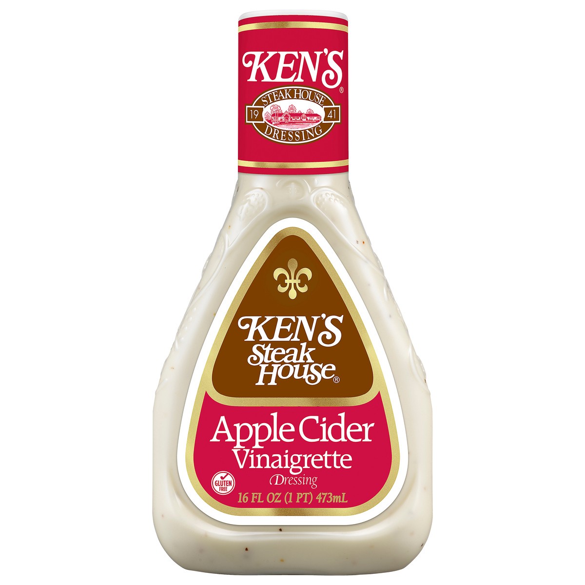 slide 1 of 7, Ken's Steak House Apple Cider Vinaigrette Salad Dressing - 16 fl oz, 16 fl oz