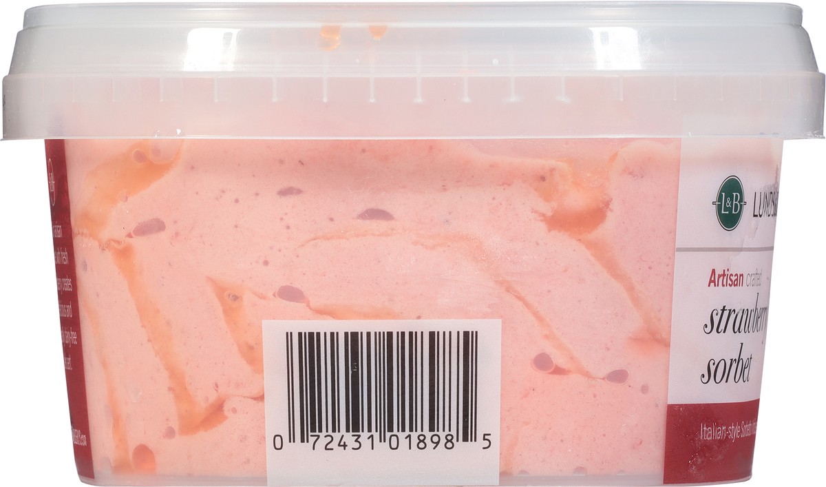 slide 5 of 9, Lunds & Byerlys Strawberry Sorbet 30 fl oz, 30 fl oz