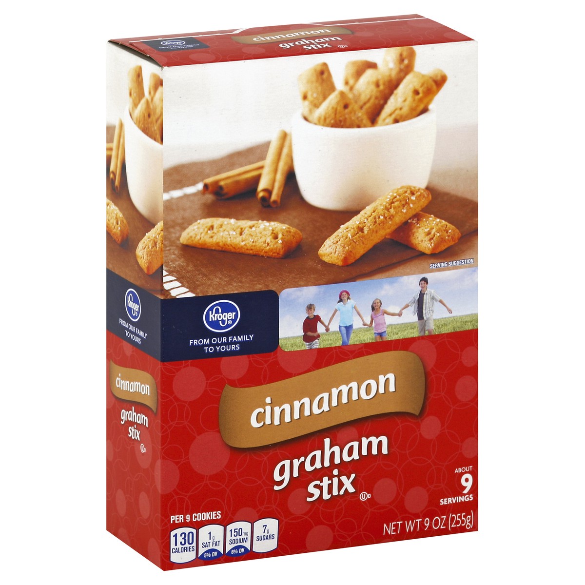 slide 4 of 5, Kroger Cinnamon Graham Stix, 9 oz