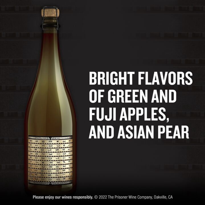 slide 5 of 5, Unshackled Sparkling California, 750 ml