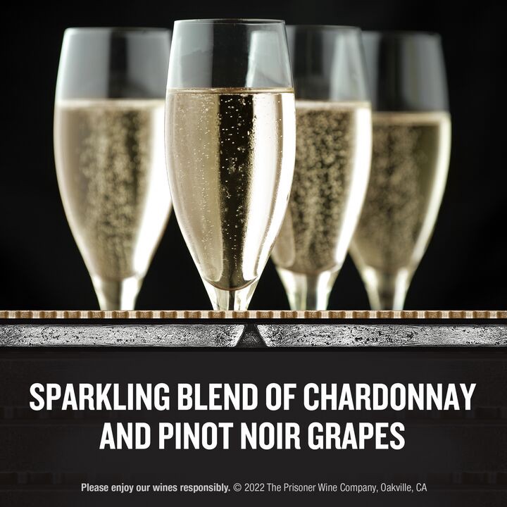 slide 3 of 5, Unshackled Sparkling California, 750 ml