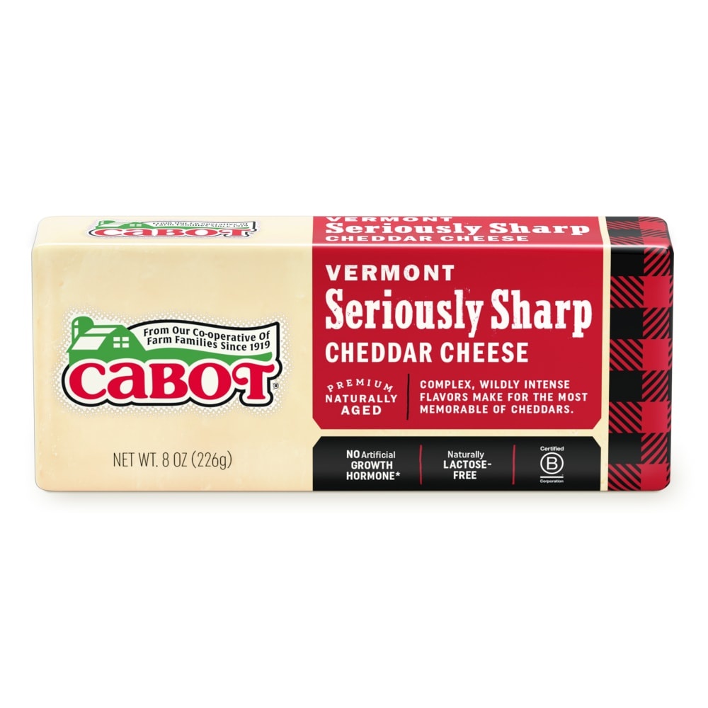 Cabot Sharp White Cheddar Cheese Chunk 8 Oz | Shipt