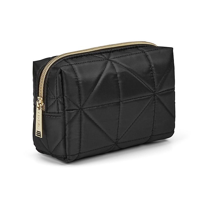 slide 1 of 1, Modella Quilted Small Organizer Clutch - Black, 1 ct