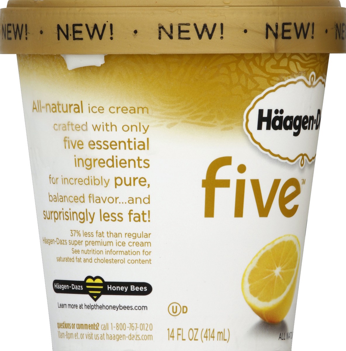 slide 3 of 6, Häagen-Dazs Ice Cream, Lemon, 14 oz