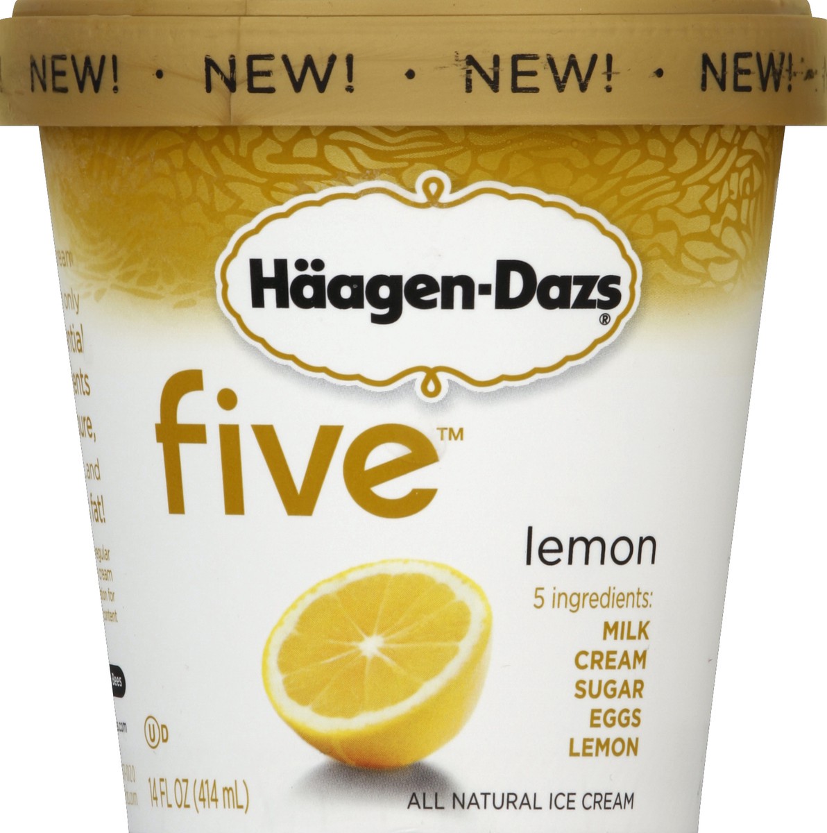 slide 5 of 6, Häagen-Dazs Ice Cream, Lemon, 14 oz
