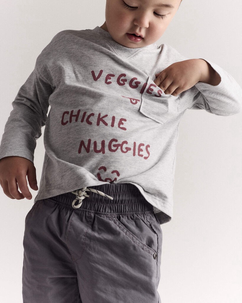 slide 3 of 6, Otteravenue Toddler Boy Dart Pant - Grey Grey 3T, 1 ct