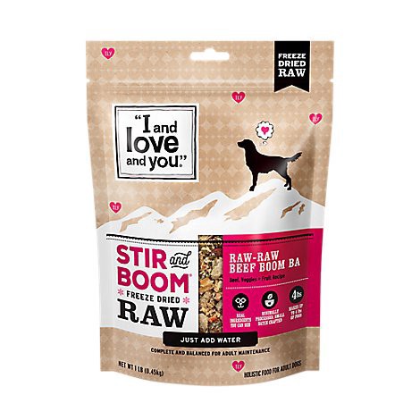 slide 1 of 1, I&l&y Stir N Boom Raw Beef - 1 LB, 1 lb