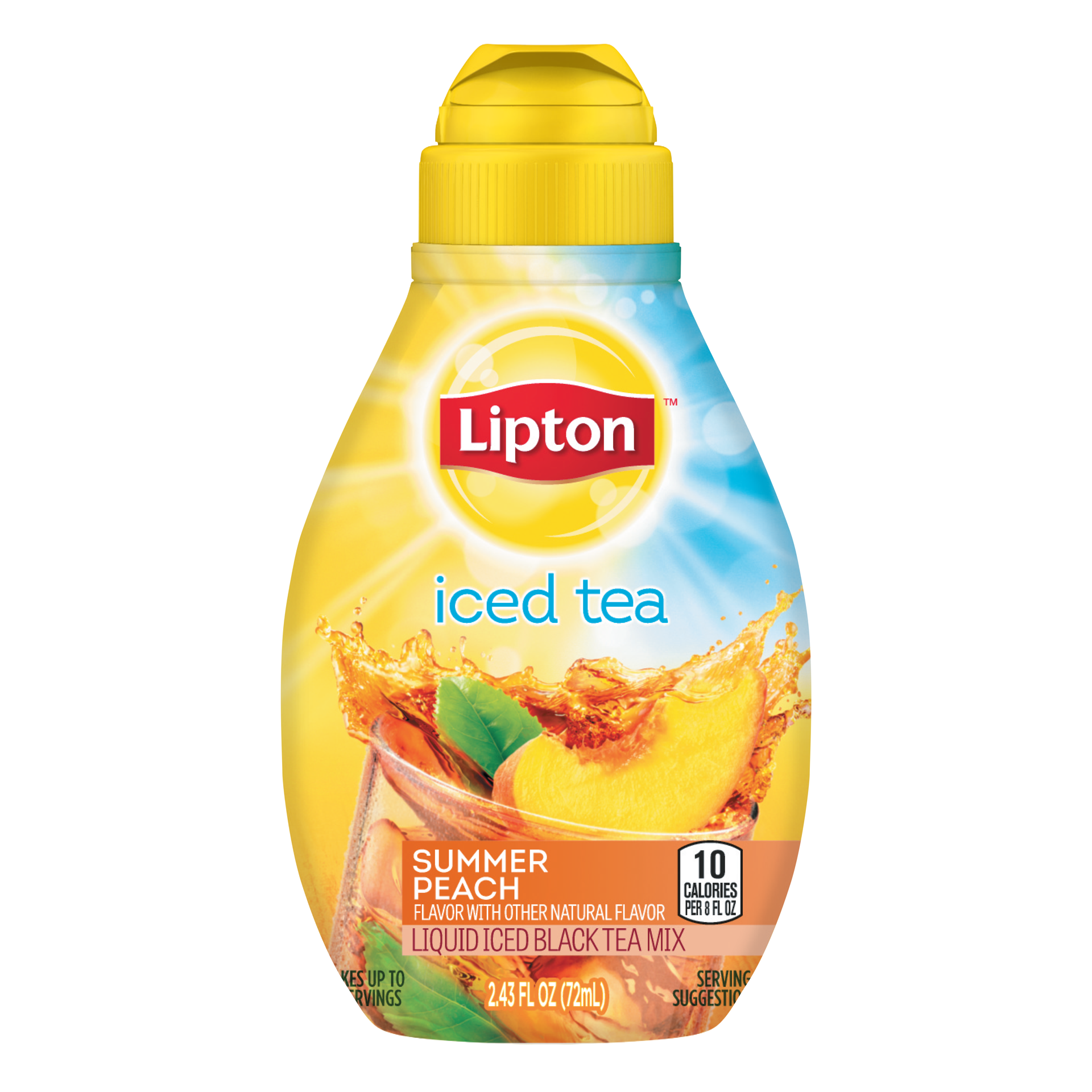 slide 2 of 4, Lipton Liquid Iced Tea Mix Summer Peach, 2.43 oz, 2.43 oz