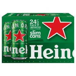 Heineken Original Lager Beer, 24 Pack, 12 fl oz Cans
