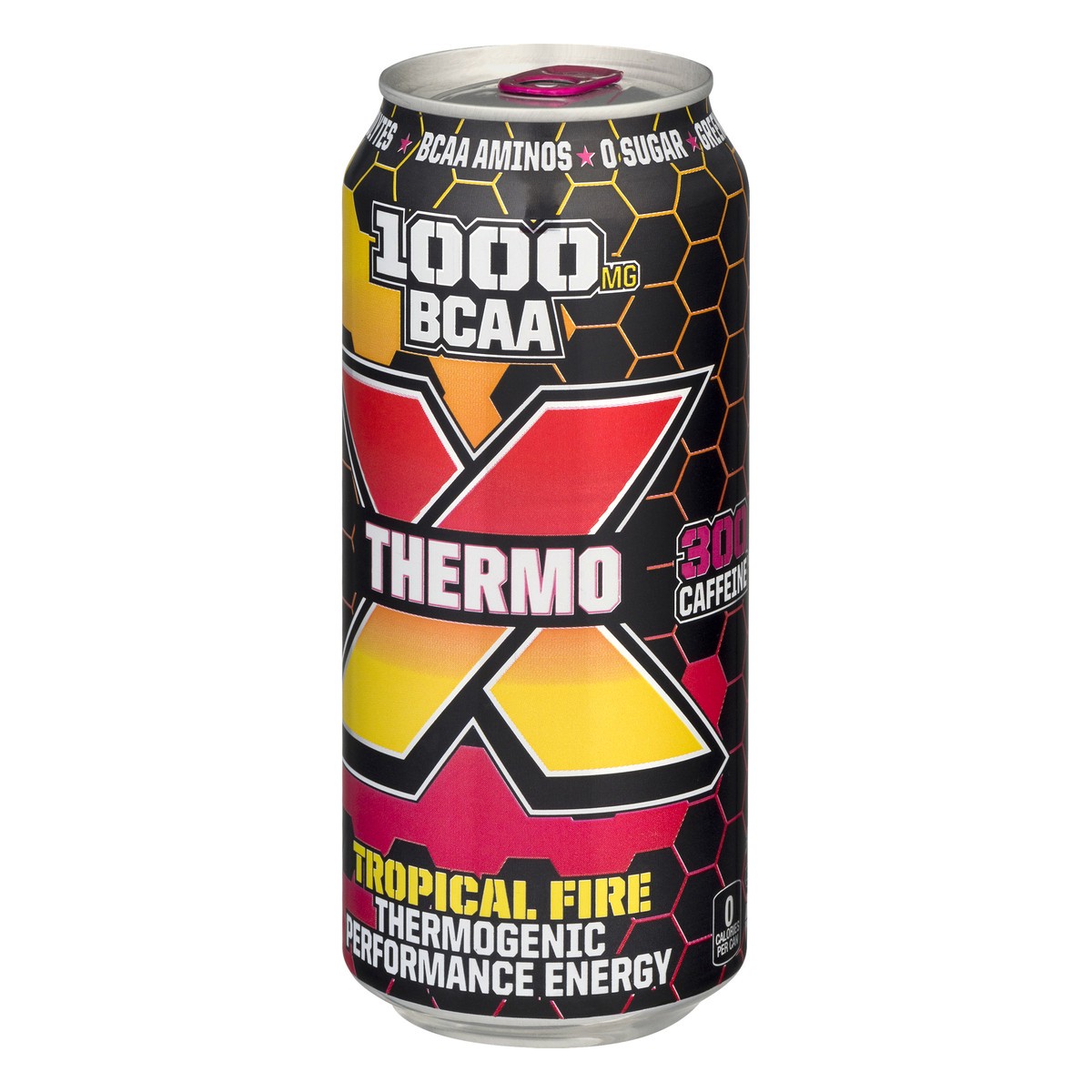 slide 12 of 12, Rockstar Thermo-Performance Tropical Fire Energy Drink - 16 oz, 16 oz