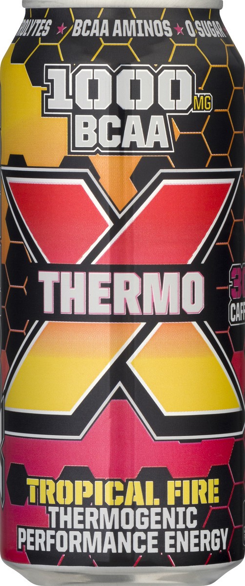 slide 8 of 12, Rockstar Thermo-Performance Tropical Fire Energy Drink - 16 oz, 16 oz