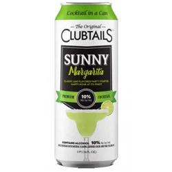Clubtails Premium Sunny Margarita Cocktail 1 pint