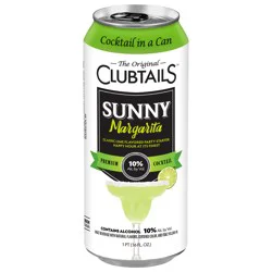 Clubtails Premium Sunny Margarita Cocktail 1 pint