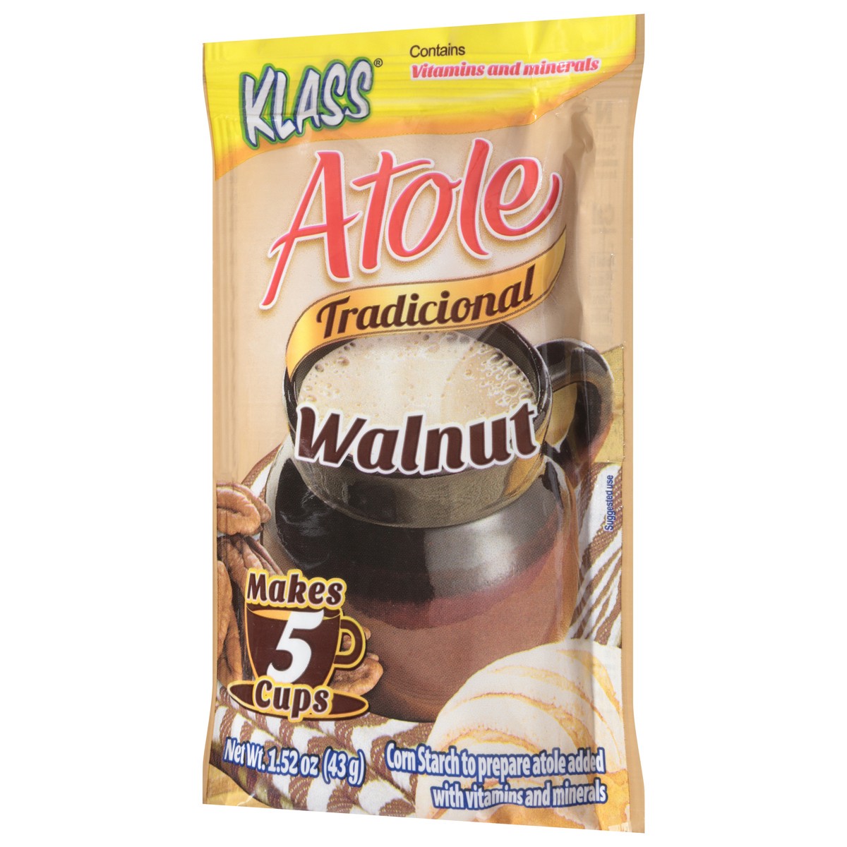 slide 8 of 14, Klass Tradicional Walnut Atole 1.52 oz, 1 liter